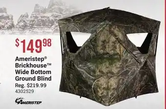 Cabela's Ameristep Brickhouse Wide Bottom Ground Blind offer