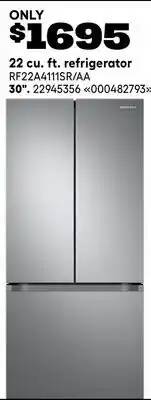 RONA SAMSUNG 30 22 cu. ft. refrigerator offer