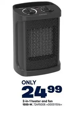 RONA VALU+ 2-in-1 heater and fan 1500-W offer