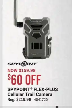 Cabela's SPYPOINT FLEX-PLUS Cellular Trail Camera offer