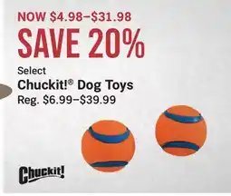 Cabela's Select Chuckit! Dog Toys offer