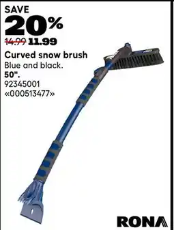 RONA Curved snow brush 50 offer
