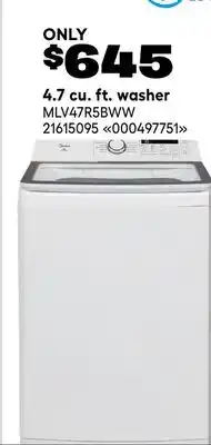 RONA Midea 4.7 cu. ft. washer offer