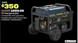 RONA FIRMAN Tri-fuel generator offer