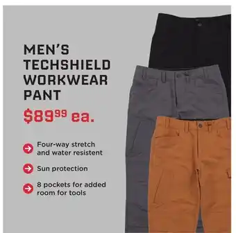 RONA MEN'S TECHSHIELD WORKWEAR PANT offer