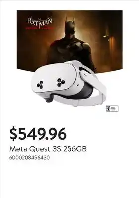 Walmart Meta Quest 3S 256GB offer