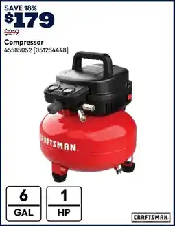 RONA CRAFTSMAN Compressor offer