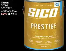 RONA 3.78-L SICO Prestige interior paint offer
