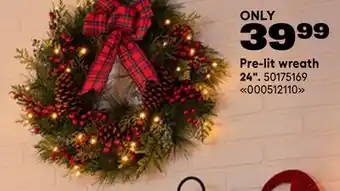 RONA Pre-lit wreath 24 offer