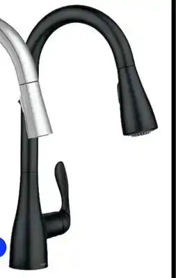 RONA MOEN pull-down kitchen faucets Georgene, matte black finish offer