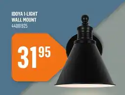Canac Idoya 1-Light Wall Mount offer