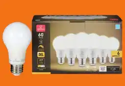 Canac A19 Warm White LED Light Bulbs 10 W offer