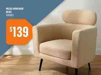 Canac Milou Armchair Beige offer