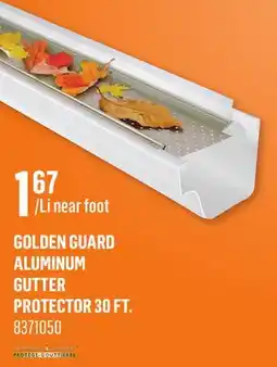 Canac Golden Guard Aluminum Gutter Protector 30 ft offer
