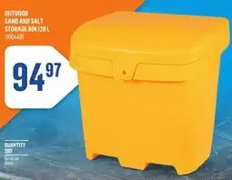 Canac Outdoor Sand and Salt Storage Bin 120 L offer