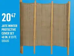 Canac Jute Winter Protective Cover Set - 40 in. x 12 ft offer
