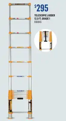 Canac Telescopic Ladder 12.5 ft.Grade 1 offer