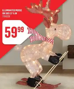Canac Illuminated Moose on Skis 37 3/8 in offer