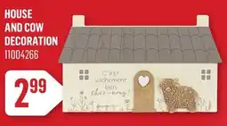 Canac House and Cow Decoration offer