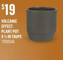 Canac Volcanic Effect Plant Pot 91/2inTaupe offer