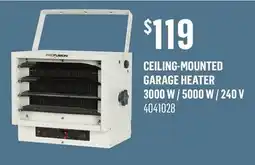 Canac Ceiling-Mounted Garage Heater 3000W/5000W/240V offer
