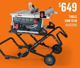 Canac Table Saw 10 in offer