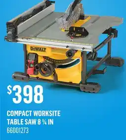 Canac Compact Worksite Table Saw81/4in offer