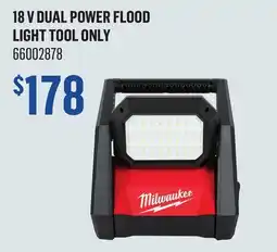 Canac 18 V Dual Power Flood Light Tool Only offer