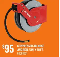 Canac Compressed Air Hose and Reel 3/8in.x50ft offer
