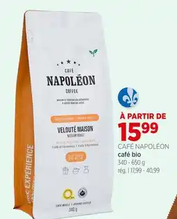 Avril Café bio offer