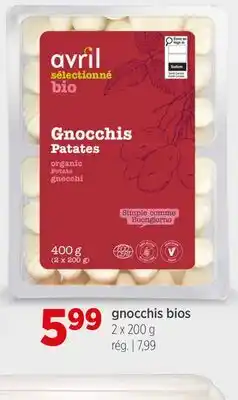 Avril Gnocchis bios AVRIL SÉLECTIONNÉ offer