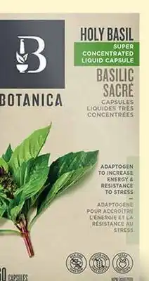 Avril sur les capsules Botanica offer