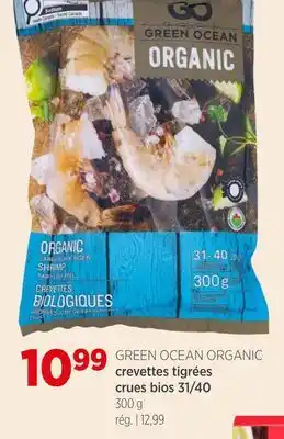 Avril Crevettes tigrées crues bios 31/40 GREEN OCEAN ORGANIC offer