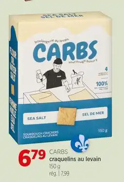 Avril Craquelins au levain CARBS offer