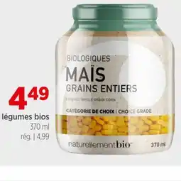 Avril Légumes bios NATURELLEMENTBIO offer