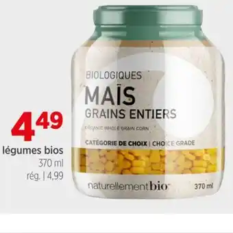 Avril Légumes bios NATURELLEMENTBIO offer