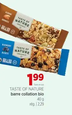 Avril barre collation bio offer