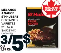L'Intermarché MÉLANGE À SAUCE ST-HUBERT | SAUCE MIX, 21-57 G offer