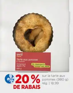 Avril Tarte aux pommes AVRIL CUISINÉ offer