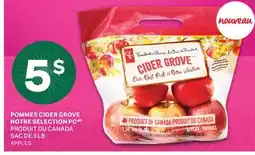 L'Intermarché POMMES CIDER GROVE NOTRE SÉLECTION | APPLES, SAC DE 3 LB offer
