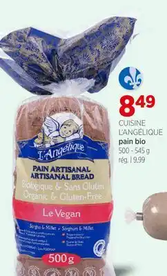 Avril Pain bio CUISINE L'ANGÉLIQUE offer