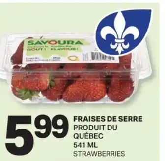 L'Intermarché FRAISES DE SERRE | STRAWBERRIES, 541 ML offer