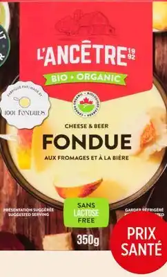 Avril Fondue aux fromages et à la bière bio L'ANCETRE FONDUE offer