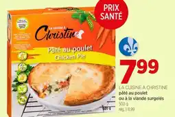 Avril Pâté au poulet ou à la viande surgelés LA CUISINE À CHRISTINE offer