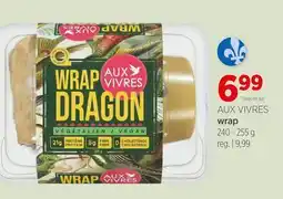 Avril Wrap AUX VIVRES offer
