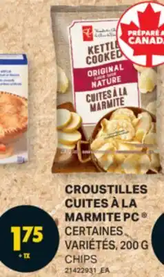L'Intermarché CROUSTILLES CUITES À LA MARMITE PC | CHIPS, 200 G offer