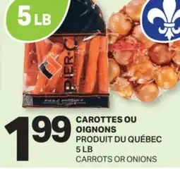 L'Intermarché CAROTTES OU OIGNONS, 5 LB offer