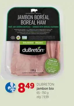 Avril Jambon bio DUBRETON offer