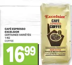 L'Intermarché CAFÉ ESPRESSO EXCELSIOR | COFFEE, 1 KG offer