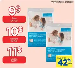 Rossy Vinyl mattress protector offer